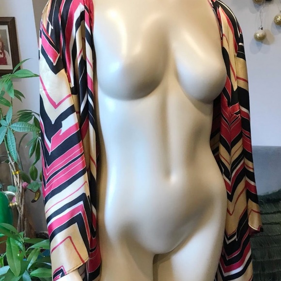 Vintage Ashley Stewart Disco Wrap Blouse - Picture 1 of 4